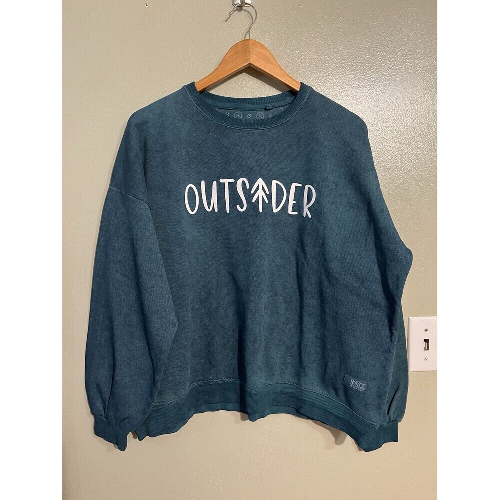 Royce Brand Outsider Janise Sweatshirt Mineral Wash Green S